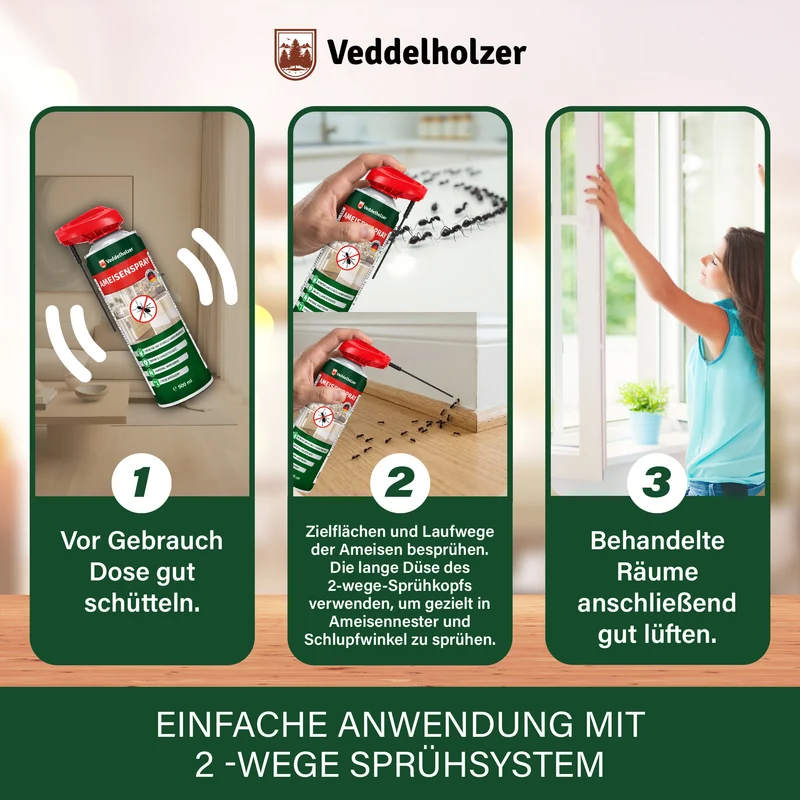 Ameisenspray 500ml – Sofort- & Langzeitwirkung gegen Ameisen
