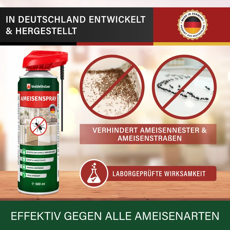 Ameisenspray 500ml – Sofort- & Langzeitwirkung gegen Ameisen