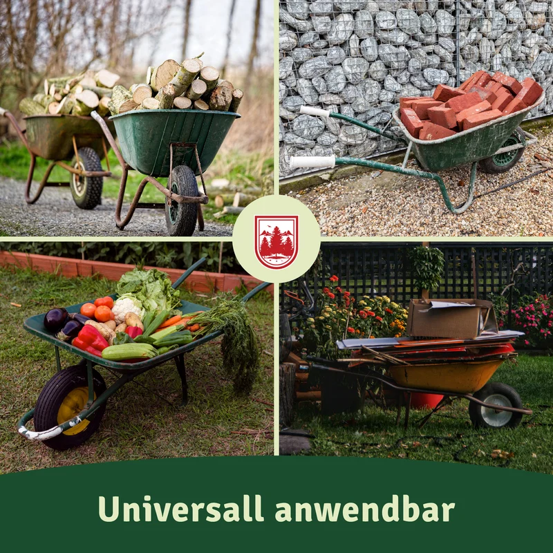 Schubkarrenrad Vollgummi 4.80/4.00-8 – 100% pannensicher
