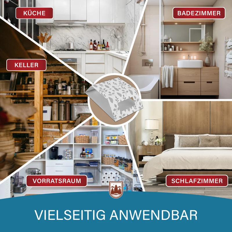 Silberfischfalle XXL 12 Stück – teilbar, mit Lockstoff