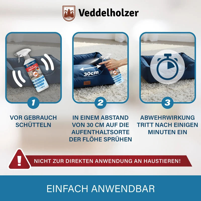 Flohspray für Wohnung & Möbel 500ml – ohne aggressive Chemie