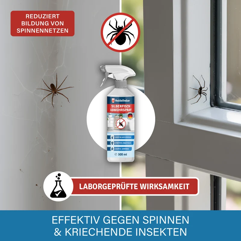 Spinnenspray 500ml – Spinnenabwehr mit Geraniol, ohne Chemie