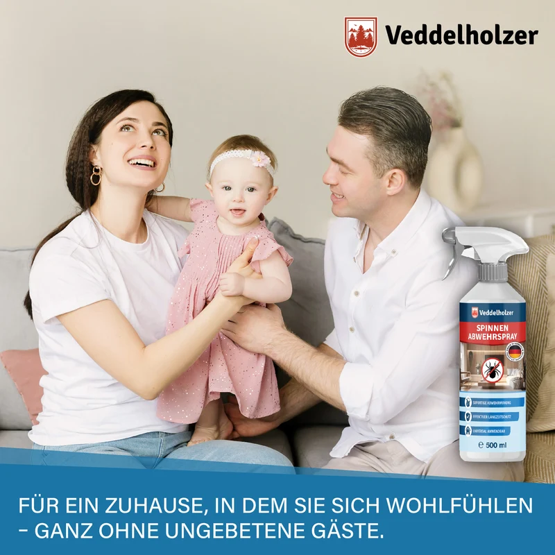Spinnenspray 500ml – Spinnenabwehr mit Geraniol, ohne Chemie