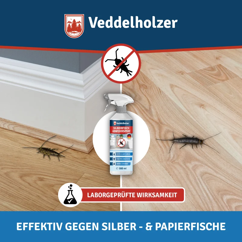 Silberfisch Spray 500ml – laborgeprüfte Sofortwirkung