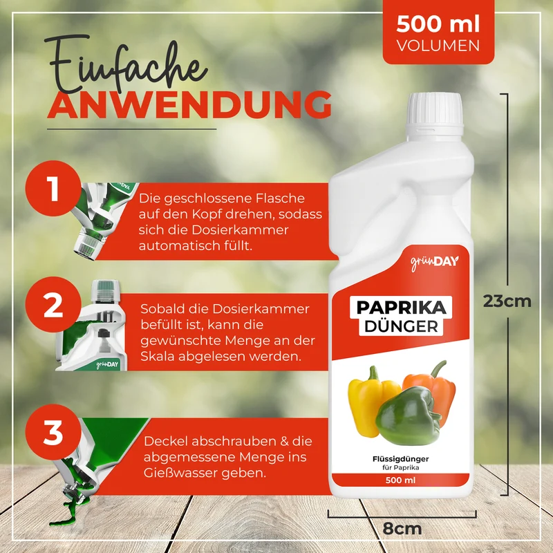 Paprika-Flüssigdünger 500 ml