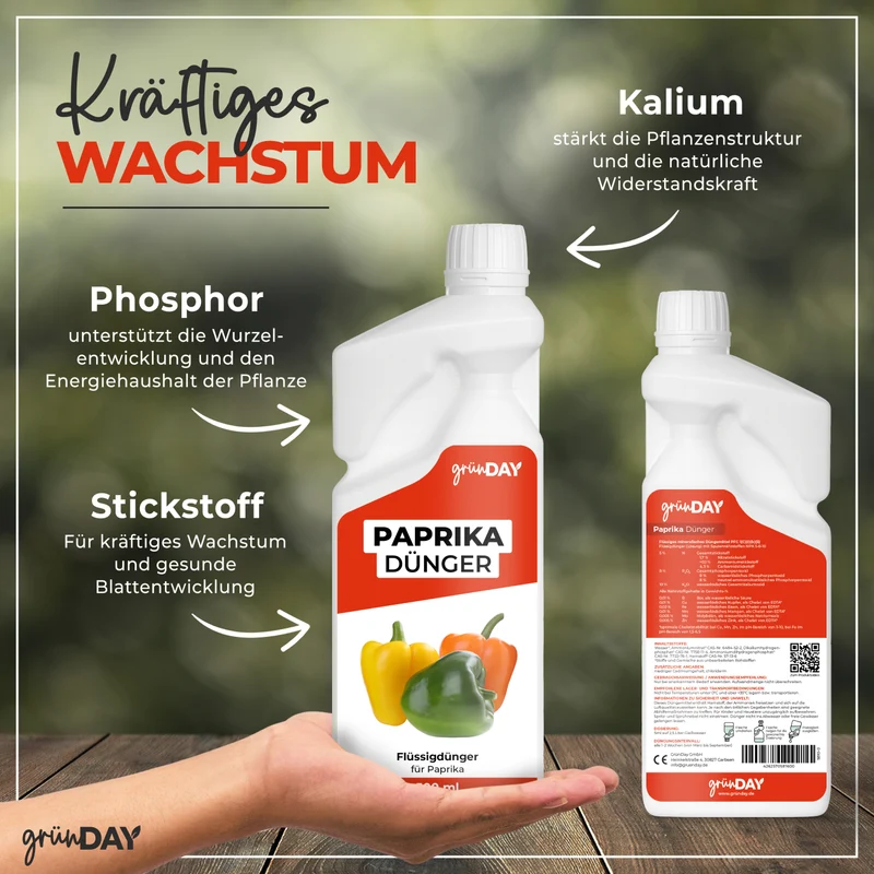 Paprika-Flüssigdünger 500 ml