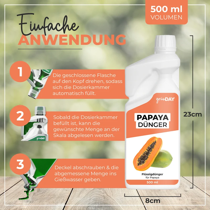 Papaya-Flüssigdünger 500 ml