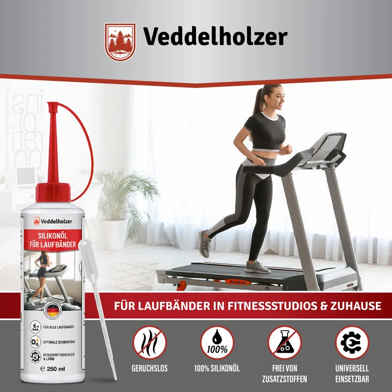 Silikonöl für Laufband 250ml – mit Pipette & Dosierkappe