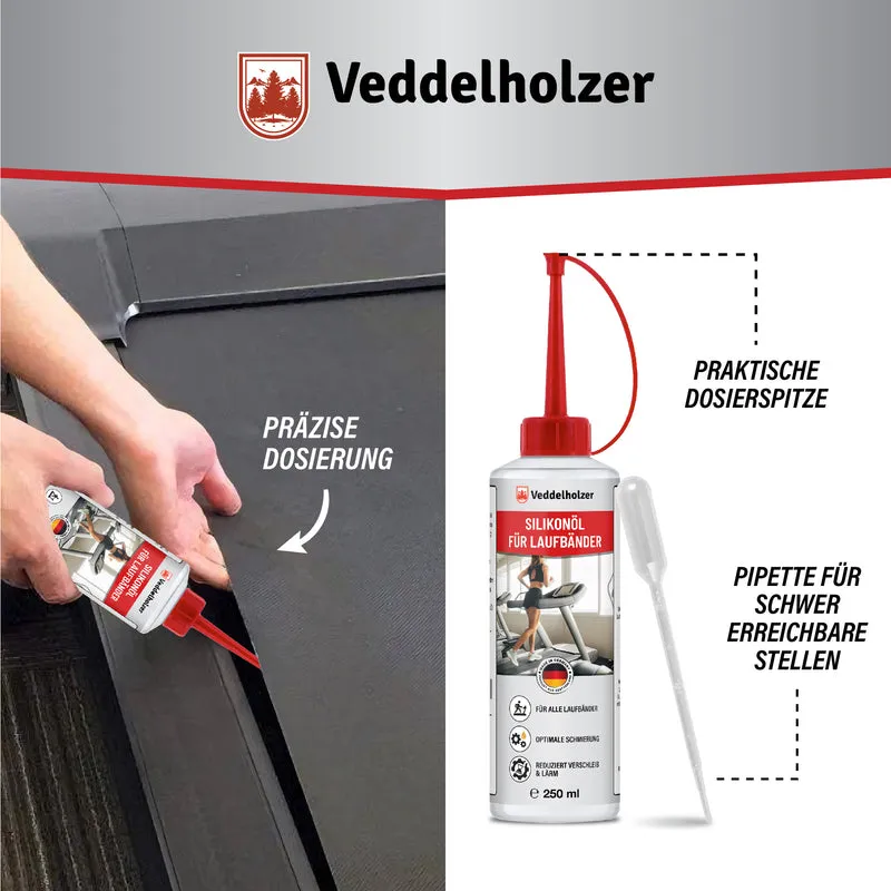 Silikonöl für Laufband 250ml – mit Pipette & Dosierkappe