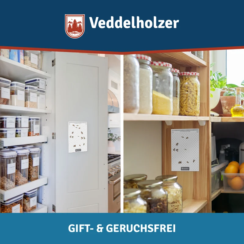 Lebensmittelmottenfalle 10 Stück – mit Pheromon-Lockstoff