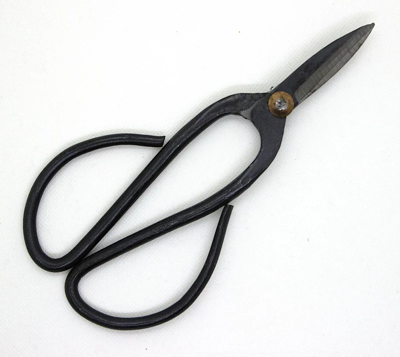 Stahl Bonsaischere + Bindegarn Set