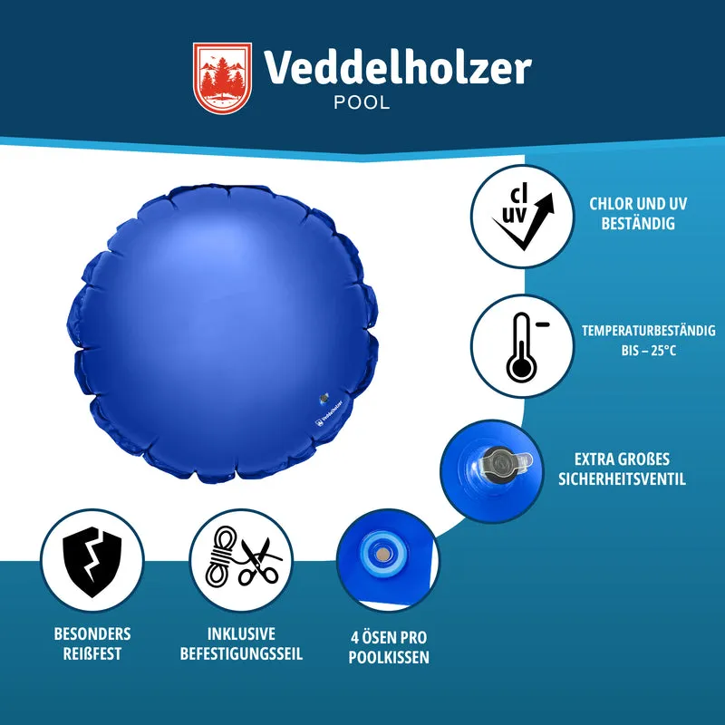 Poolkissen 2m – Winterkissen mit Seil & Reparaturflicken