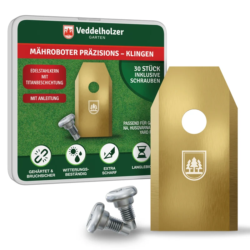 Mähroboter Messer für Gardena & Husqvarna – 30er Set