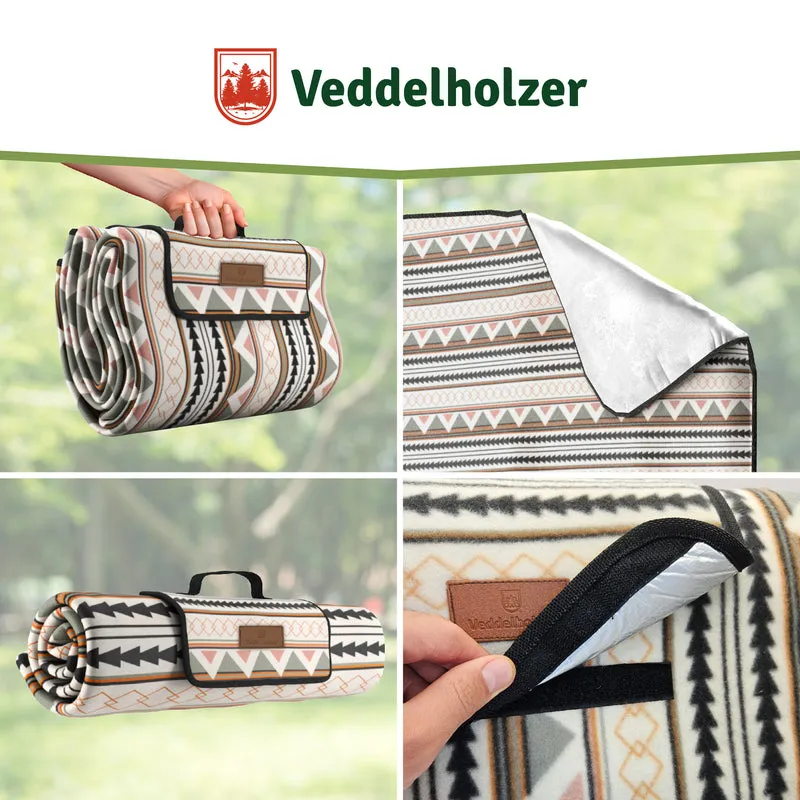Picknickdecke Boho 200x200 cm – wasserdicht & faltbar