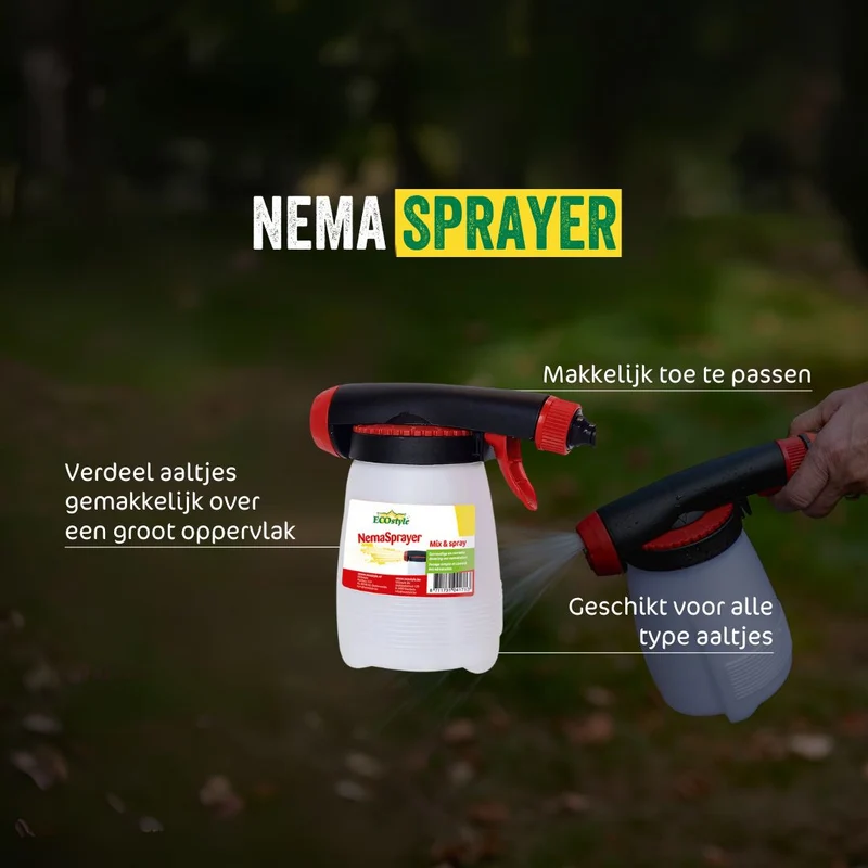 Sproeier voor aaltjes (NemaSprayer)