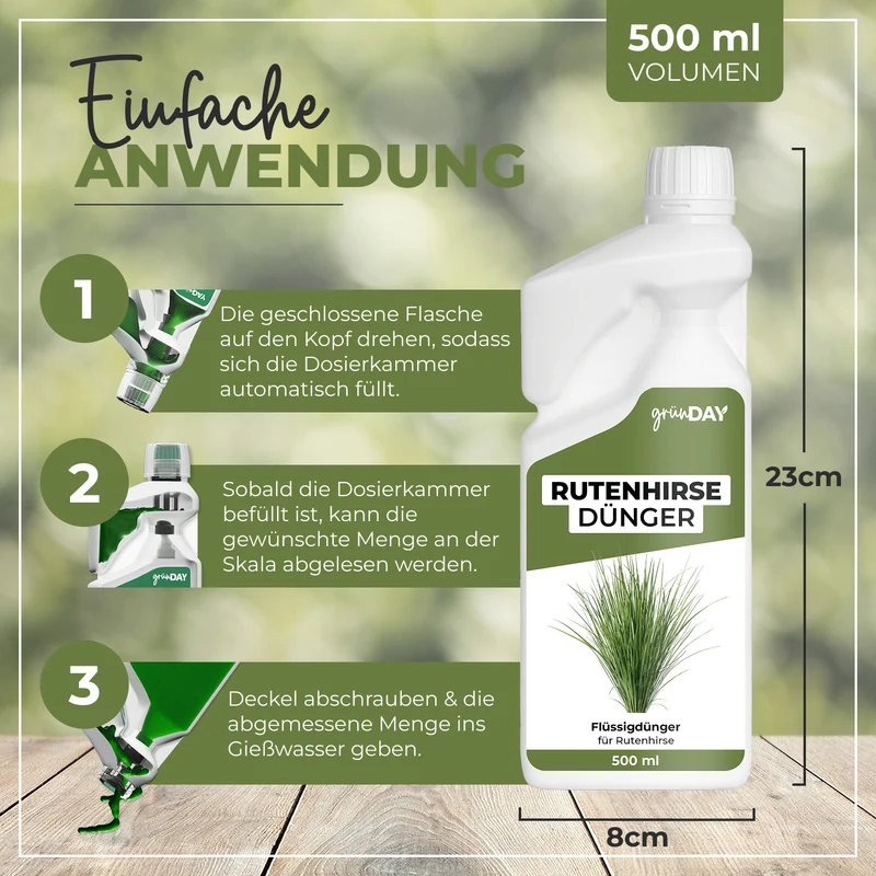 Rutenhirse-Flüssigdünger 500 ml