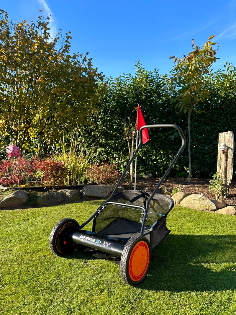 Earthwise Spindelmäher 18" 7 Messer mit Fangkorb