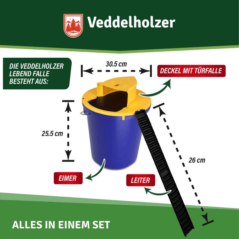 Mausefalle Lebendfalle – tierfreundliches Komplettset