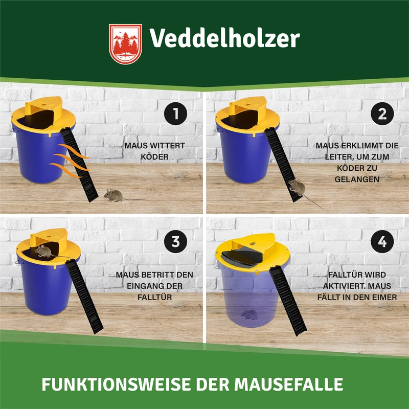 Mausefalle Lebendfalle – tierfreundliches Komplettset