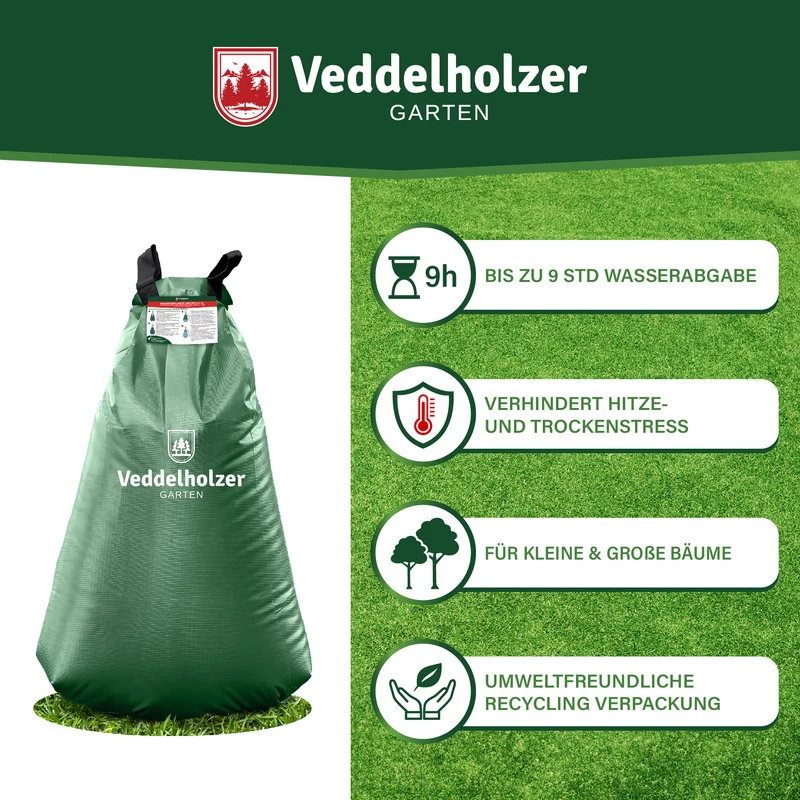 Baumbewässerungssack 75L im 2er Set – konstante Bewässerung