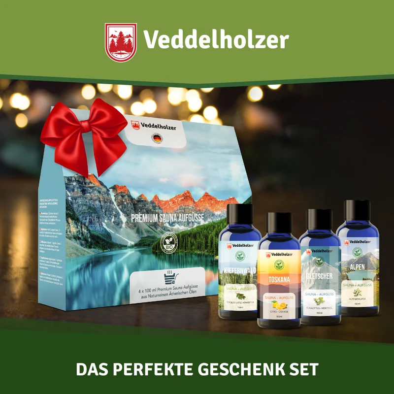 Saunaaufguss Set – 4 x 100ml Bio Duftkonzentrate