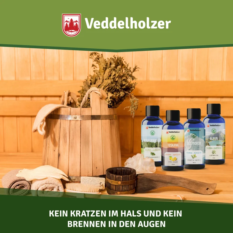 Saunaaufguss Set – 4 x 100ml Bio Duftkonzentrate