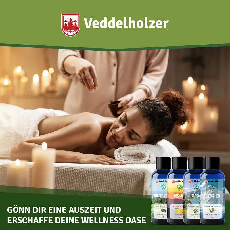 Saunaaufguss Set – 4 x 100ml Bio Duftkonzentrate