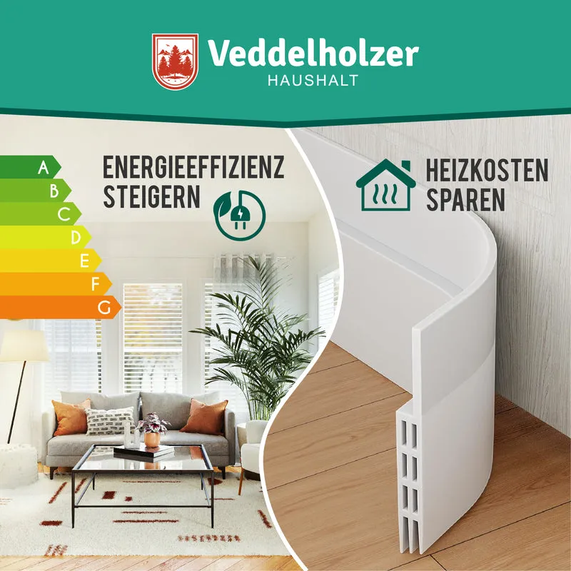 Türdichtung selbstklebend – Zugluftstopper, spart Heizkosten