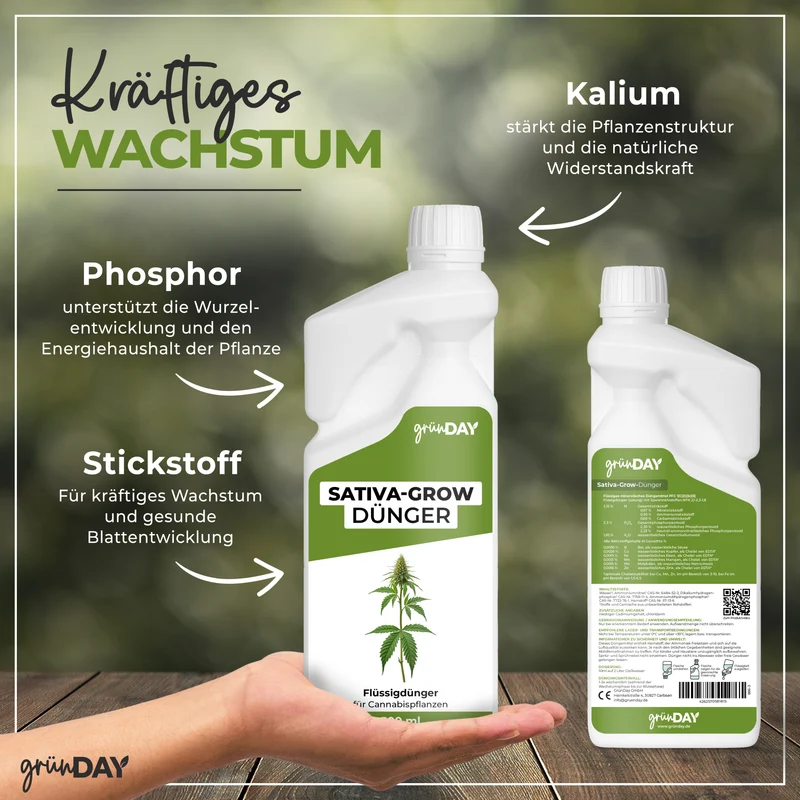 Sativa-Grow-Flüssigdünger 500 ml