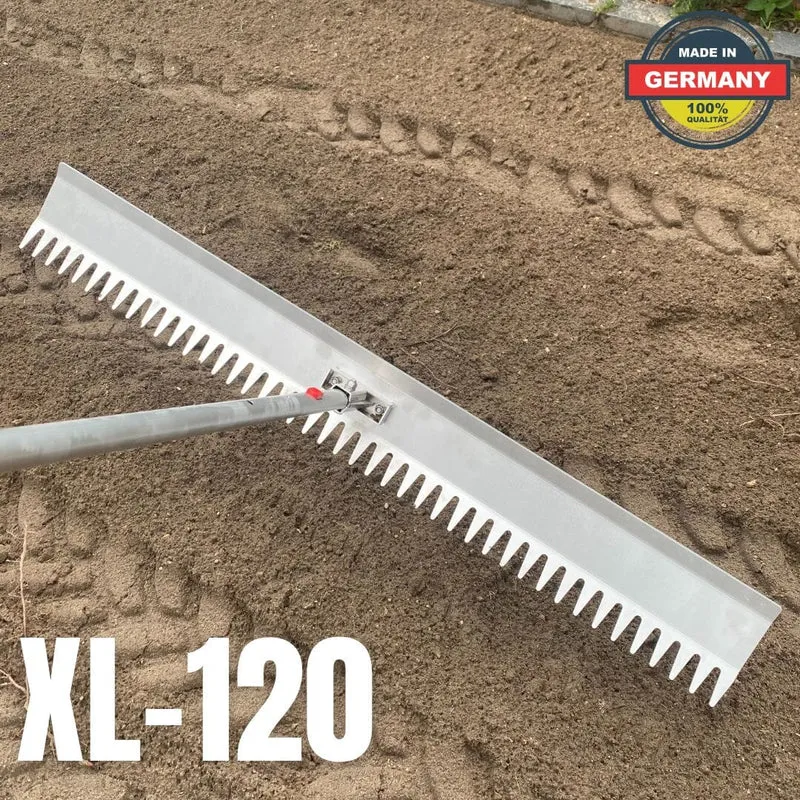 RISISANI Landschafts-Rechen XL-120 | Planierrechen