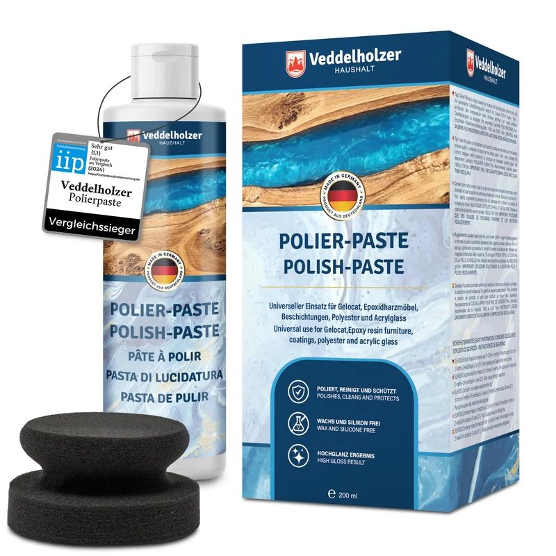 Polierpaste 200ml Set – inkl. Polierschwamm