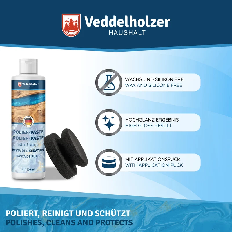 Polierpaste 200ml Set – inkl. Polierschwamm