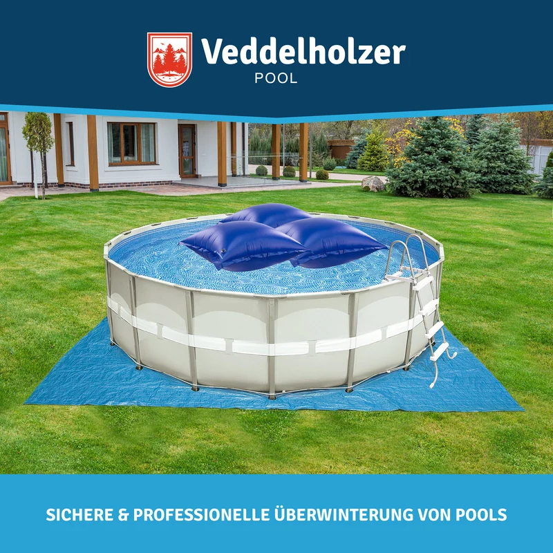 Pool Luftkissen XXL 120x120 cm – Winterkissen bis -25°C