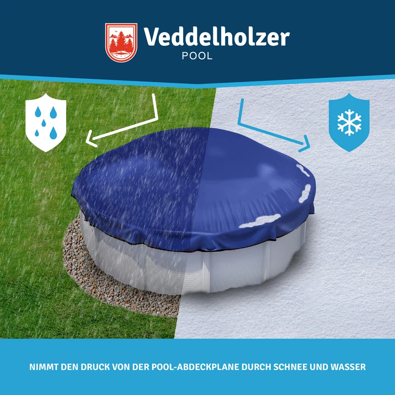 Pool Luftkissen XXL 120x120 cm – Winterkissen bis -25°C