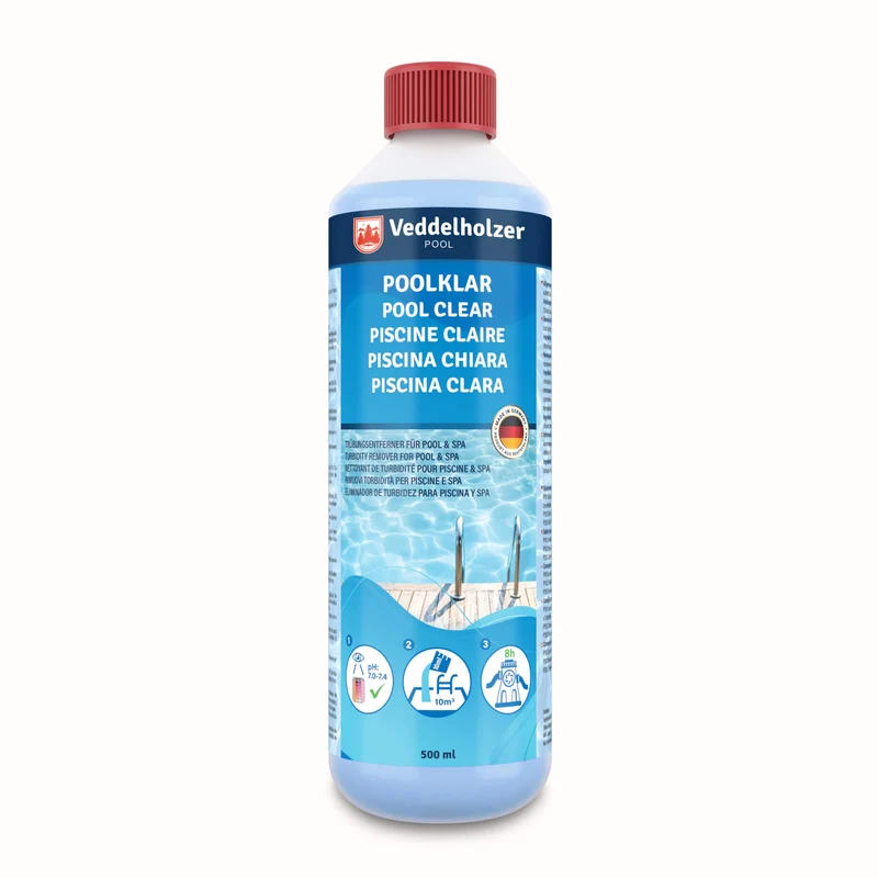 Poolklar Trübungsentferner 500ml – kristallklares Wasser