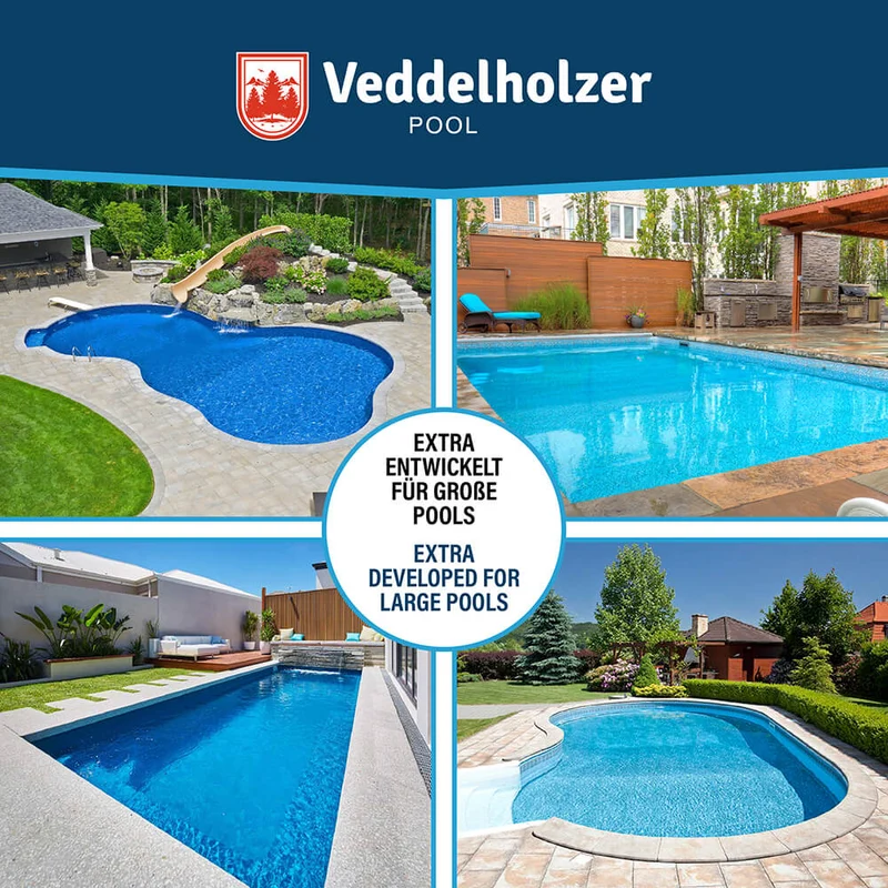 Pool Reinigungsset 5in1 – komplettes Starterset mit Chlor