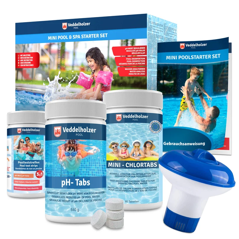 Pool Reinigungsset Mini 4in1 – für kleine Pools & Whirlpools