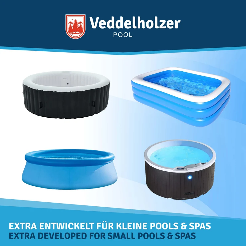 Pool Reinigungsset Mini 4in1 – für kleine Pools & Whirlpools