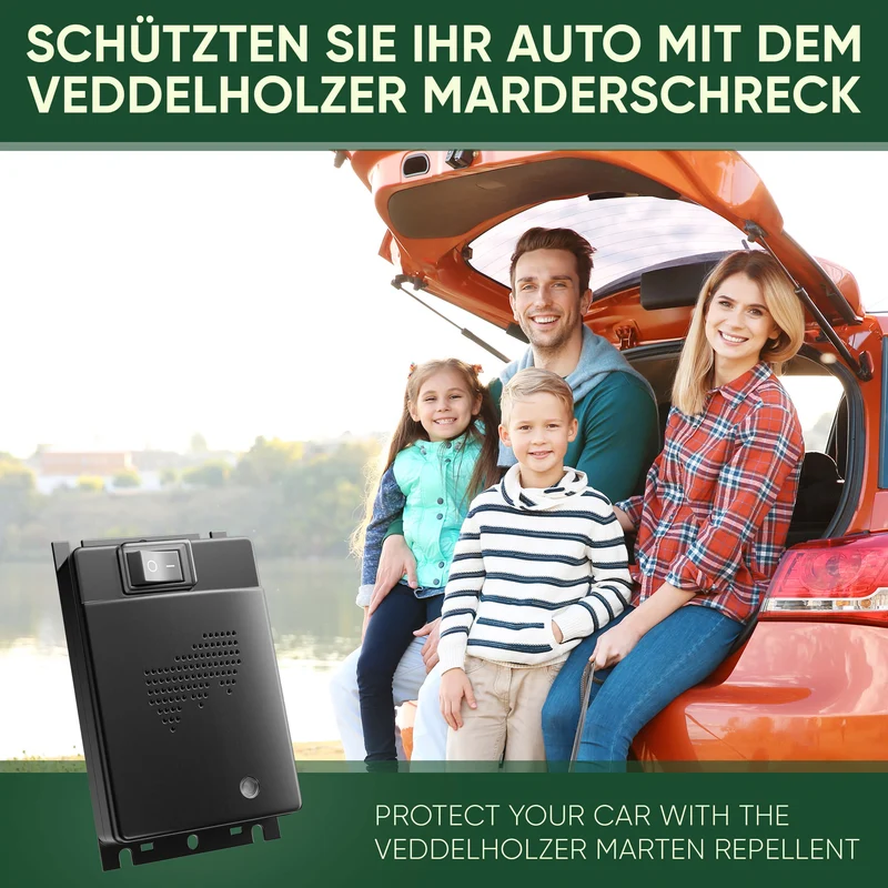 Marderschreck fürs Auto – Ultraschall an der Autobatterie