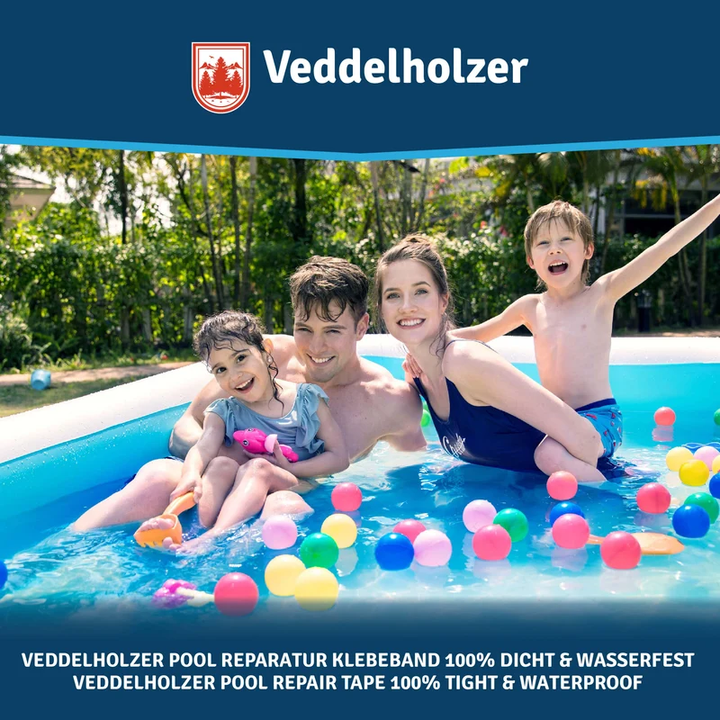Pool Reparaturset – Klebeband hält auch unter Wasser
