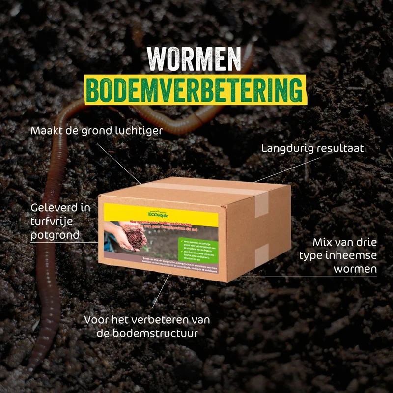 Wormen bodemverbetering