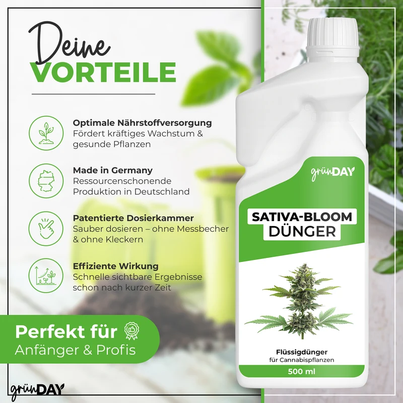 Sativa-Bloom-Flüssigdünger 500 ml
