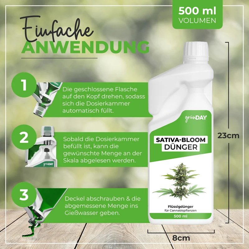 Sativa-Bloom-Flüssigdünger 500 ml