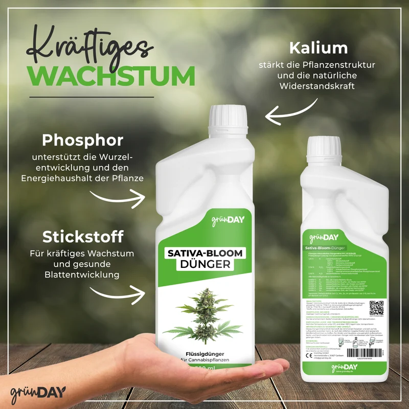 Sativa-Bloom-Flüssigdünger 500 ml