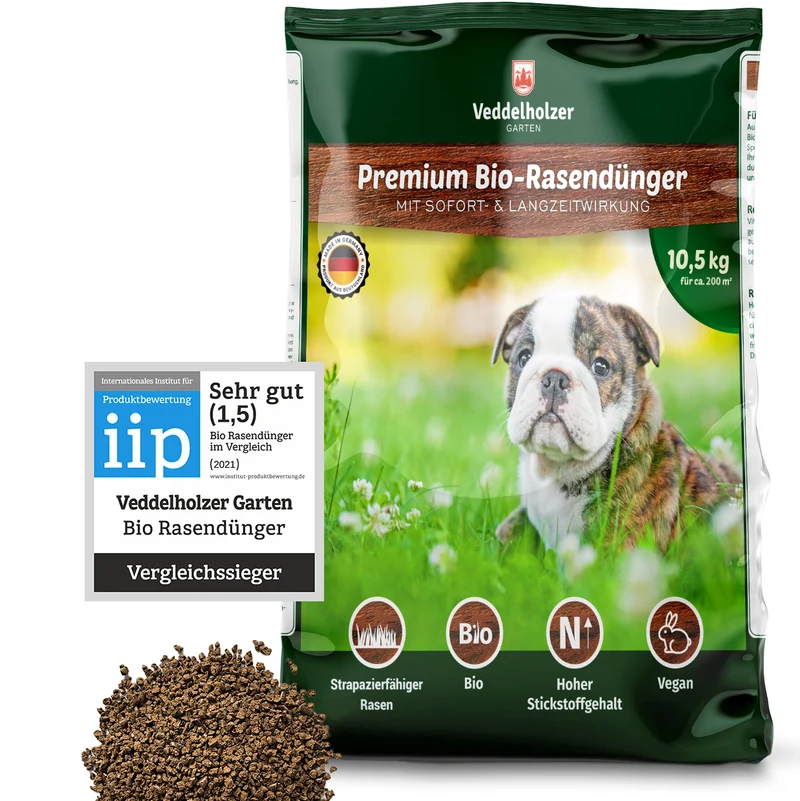 Bio Rasendünger mit Langzeitwirkung – 100% pflanzlich