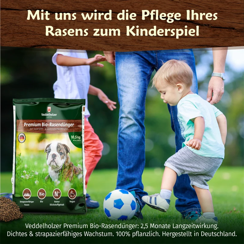 Bio Rasendünger mit Langzeitwirkung – 100% pflanzlich
