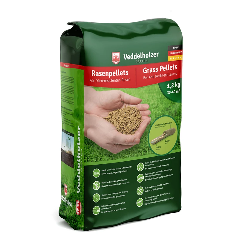 Rasenpellets dürreresistent – Rasen für trockene Böden