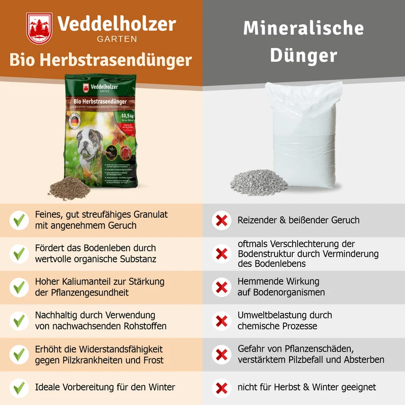 Bio Herbstrasendünger – Langzeitwirkung für Herbst & Winter