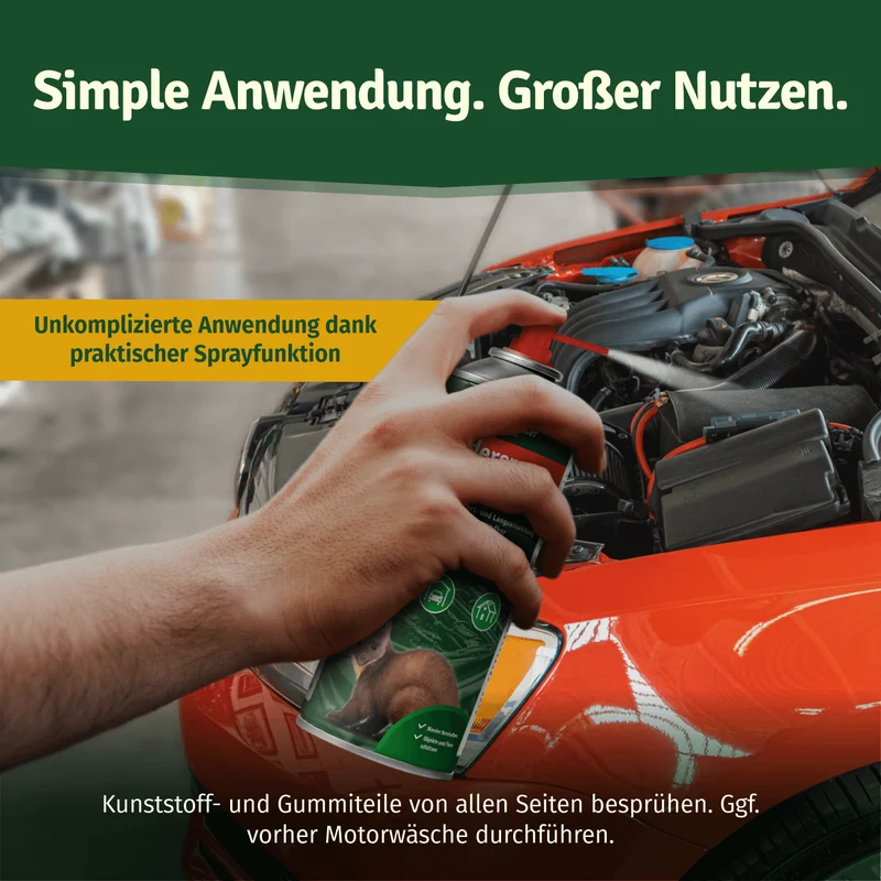 Marderspray 400ml – Marderabwehr für Auto, Dach & Garage