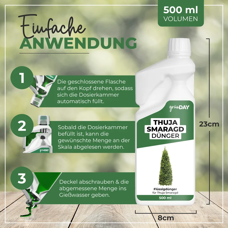 Thuja Smaragd-Flüssigdünger 500 ml